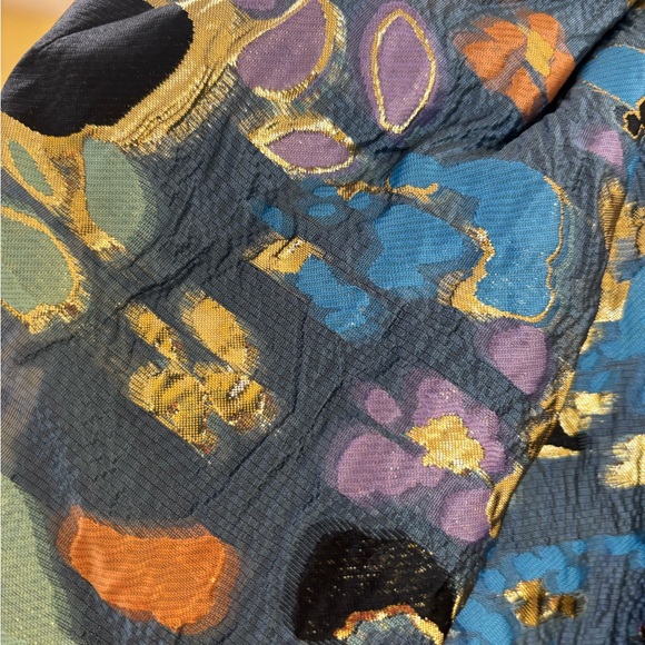 Floral Patterned Dress with Balloon Sleeves by Stina Goya - Picture 6 of 9